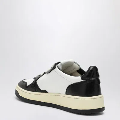Autry Medalist Black/white Trainer In Black