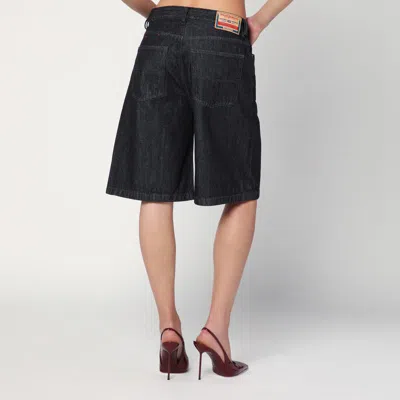 Diesel De-sire Bermuda Shorts In Dark Denim