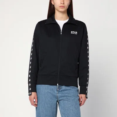 Golden Goose Zip-up Sweatshirt In Black