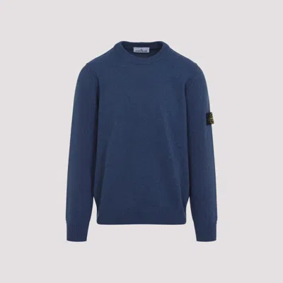 Stone Island Felpa Classica In Blue