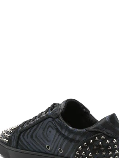 Christian Louboutin Seavaste 2 Orlato Flat Jacquard Sneaker In Black