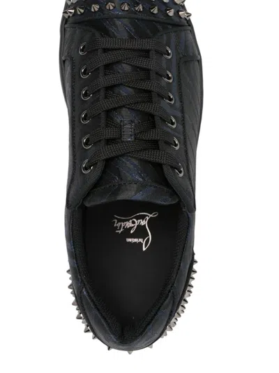 Christian Louboutin Seavaste 2 Orlato Flat Jacquard Sneaker In Black