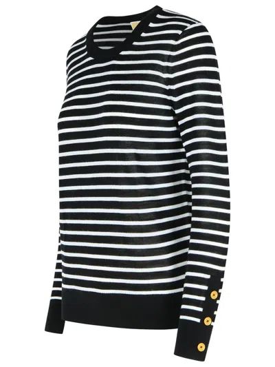Michael Kors Black Wool Sweater In Black
