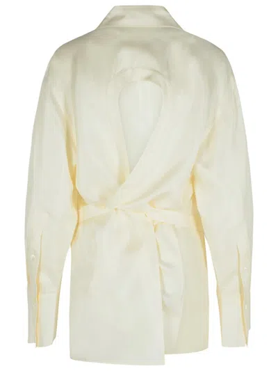 Rohe Róhe Cream Silk Shirt