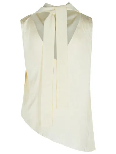 Rohe Róhe Cream Viscose Blend Tank Top In Neutral