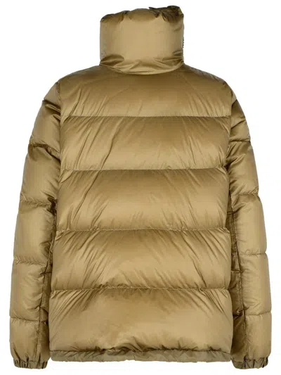 Sacai Beige Polyamide Down Jacket In Brown