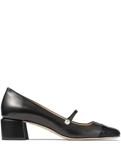Jimmy Choo Elisa Patent Leather Pumps In Black
