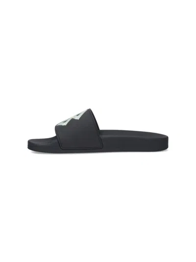 Balenciaga Pool Slide Sandals – Black