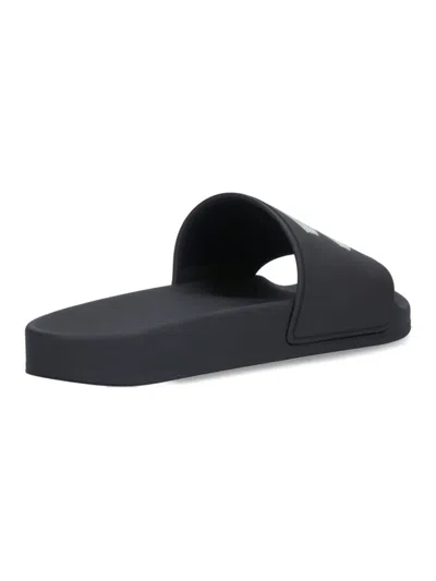 Balenciaga Pool Slide Sandals – Black