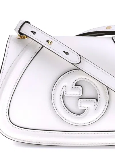 Gucci Blondie Shoulder Bag In White