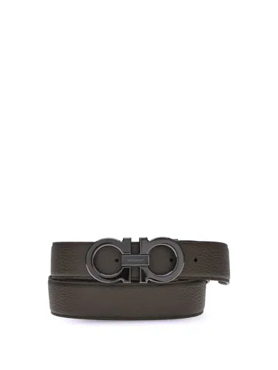 Ferragamo Salvatore  Belts E Braces In Gray