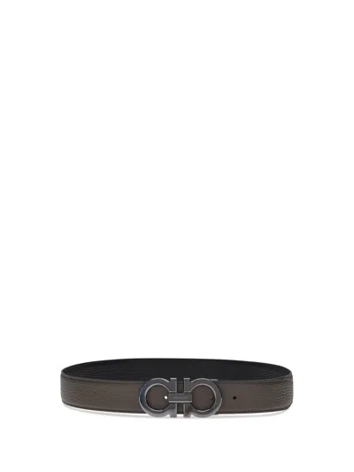 Ferragamo Salvatore  Belts E Braces In Gray