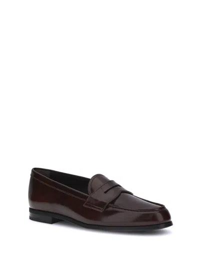 Church's Pembrey Patent-leather Penny Loafers In Burgundy