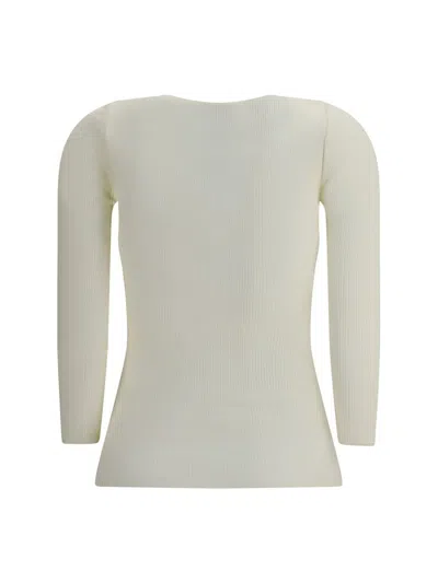 Isabel Marant Maglia A Maniche Lunghe A Costine In Neutral