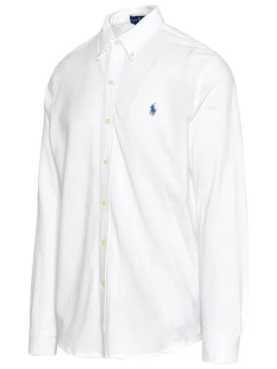 Polo Ralph Lauren White Cotton Shirt In White