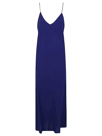 Alberto Biani Georgette Long Slip Dress