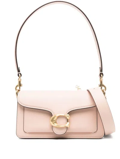 Coach Leather Shoulder Bag Strap Adjustable Detachable In Pink