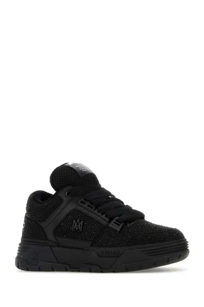 Amiri Crystal Ma-1 Embellished Sneakers In Black