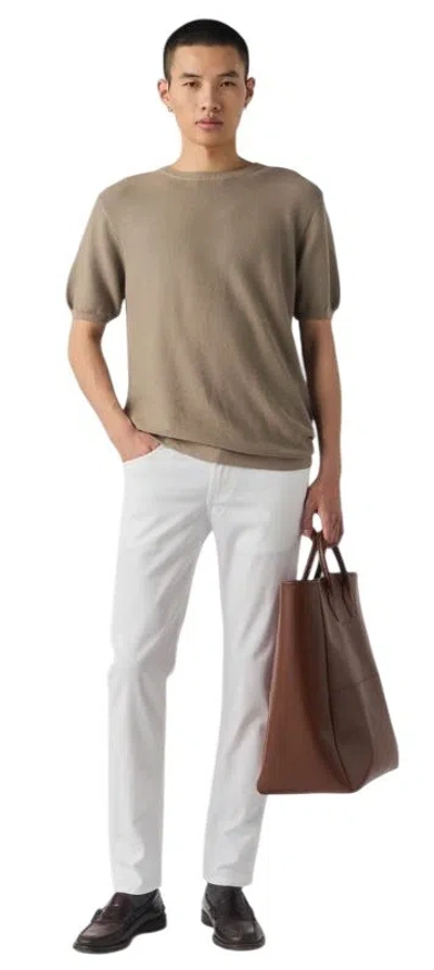 Roy Rogers White Slim Fit Jeans In White