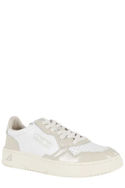 Autry White Leather Sneakers