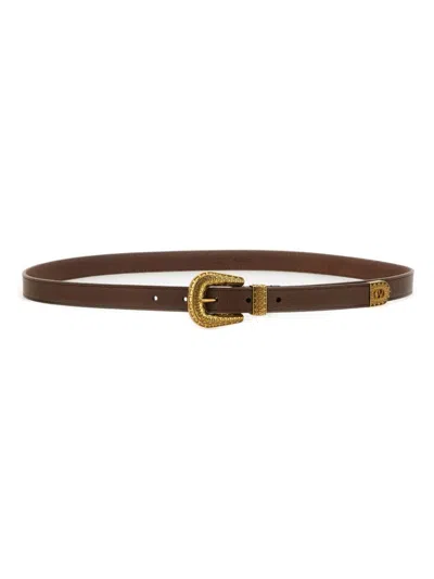 Valentino "vlogo Signature" Belt In Brown