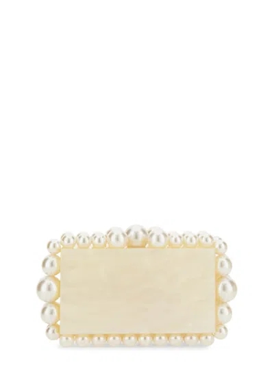 Cult Gaia Eos Clutch With Oversized Pearl Accents