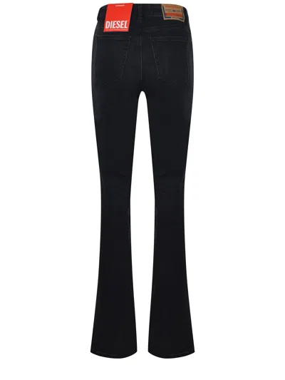 Diesel Faded Wash Flared Denim Trousers