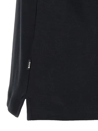 Hugo Boss Blue Palosh 30 Polo Shirt In Black