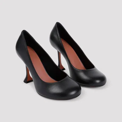 Amina Muaddi Women Iris Pump 95 Nappa Black 95 Mm Mini