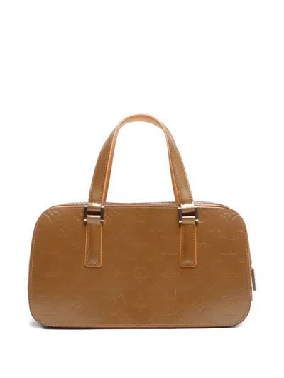 Pre-owned Louis Vuitton 2004 Shelton Handbag In Gold