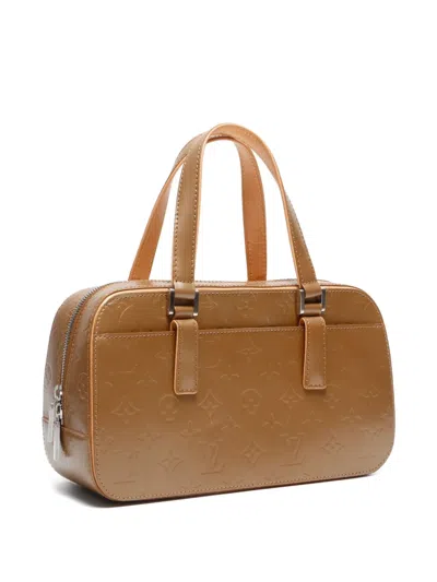 Pre-owned Louis Vuitton 2004 Shelton Handbag In Gold