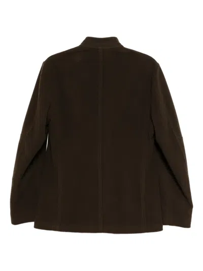 Massimo Alba Wool Single-breasted Jacket In Brown