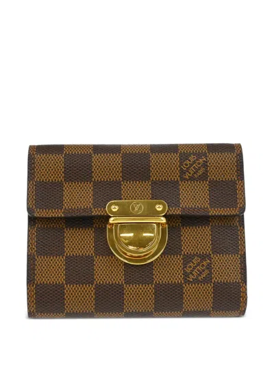 Pre-owned Louis Vuitton 2006 Damier Koalat Wallet In Brown