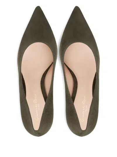 Gianvito Rossi Gianvito 85 Suede Pumps Shoes In Gray