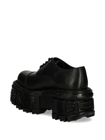 New Rock 60mm Lace-up Platform Shoes