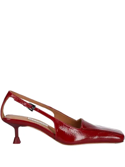 Miista 50mm Square-toe Pumps In Red