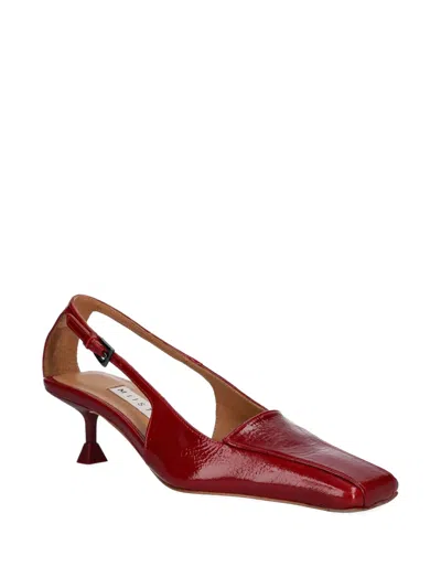 Miista 50mm Square-toe Pumps In Red