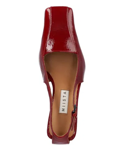 Miista 50mm Square-toe Pumps In Red