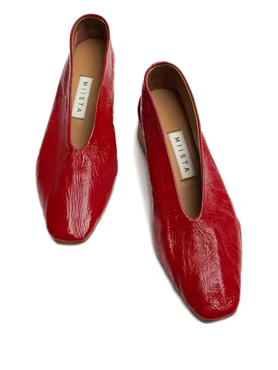 Miista 35mm Bibi Block-heel Pumps In Red