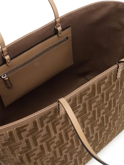 Fendi Roll Shoulder Bags Multicolor