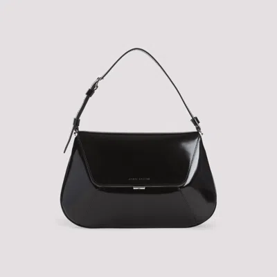 Amina Muaddi Mini Rectangular Satin Shoulder Bag