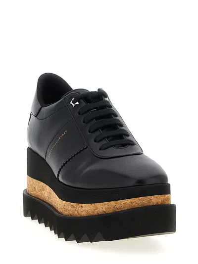 Stella Mccartney Elyse Platform Brogues With Contrast Sole In Black