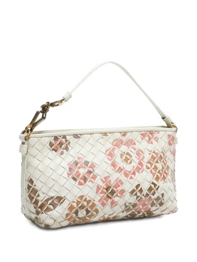 Pre-owned Bottega Veneta 2007 Intrecciato Floral-motif Handbag