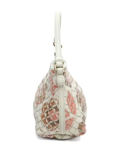 Pre-owned Bottega Veneta 2007 Intrecciato Floral-motif Handbag
