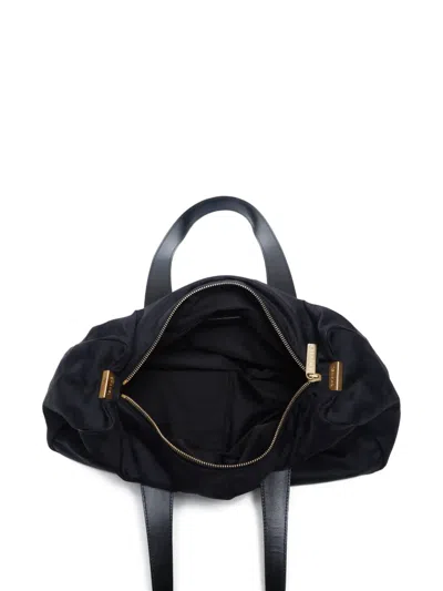 Pre-owned Chanel 2001-2002 Mini New Travel Line Boston Bag In Black