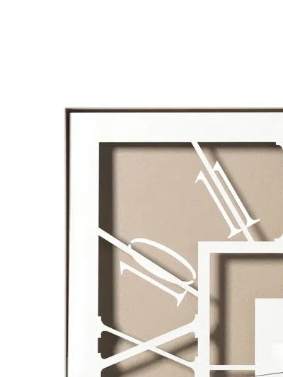Arti & Mestieri Tauro Wall Clock In White