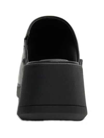 Miista Block-heel Open-toe Slides In Black