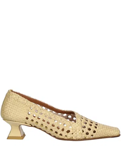 Miista 35mm Gisla Square-toe Pumps