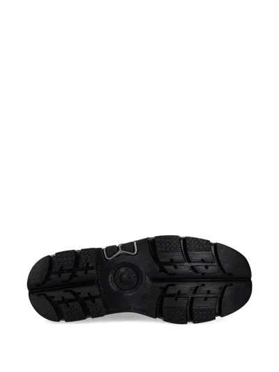 New Rock Flame-detail Platform Shoes