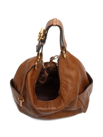 Pre-owned Chloé 2000-2015 Paddington Padlock Leather Tote Bag